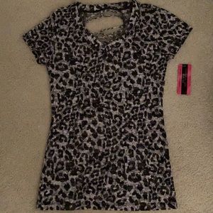 Material girl leopard tshirt